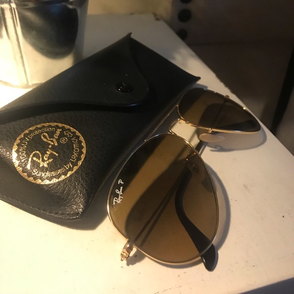 Classic Aviator Ray Ban Sunglasses - Polarized